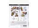 Creativ Company Bastelset Mini Biene, 9-teilig, Gelb/Schwarz