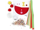Creativ Company Bastelset Mini-WC-Papier-Rollen-Clown 7-teilig