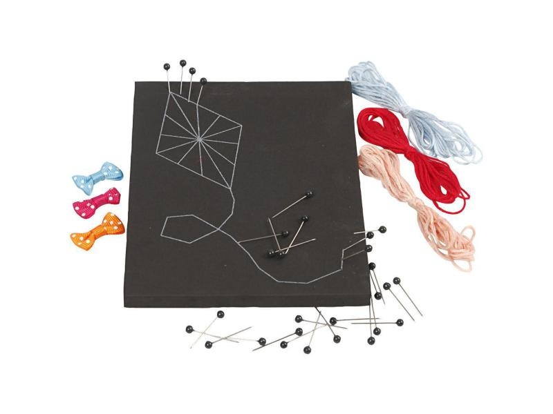 Creativ Company Bastelset String Art Drache, 1 Set