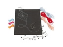 Creativ Company Bastelset String Art Drache, 1 Set