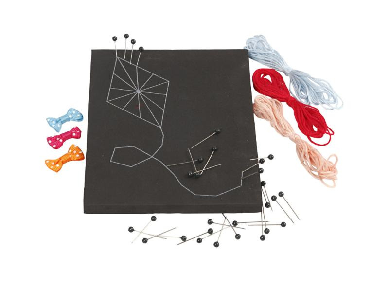 Creativ Company Bastelset String Art Drache, 1 Set