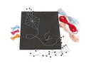 Creativ Company Bastelset String Art Drache, 1 Set