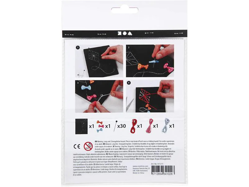 Creativ Company Bastelset String Art Drache, 1 Set