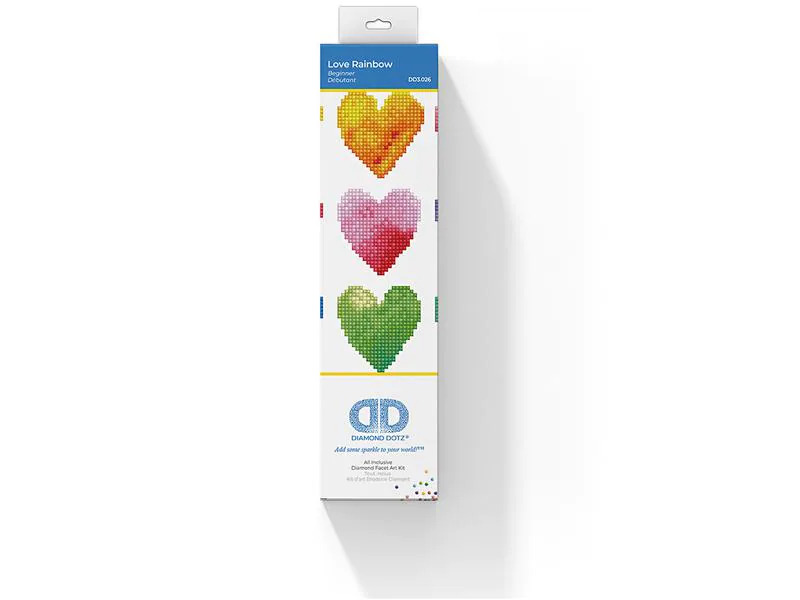 Diamond Dotz Bastelset Herzen