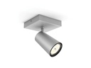 Philips Aufbauspot Paisley, GU10, 5.5 W, Silber