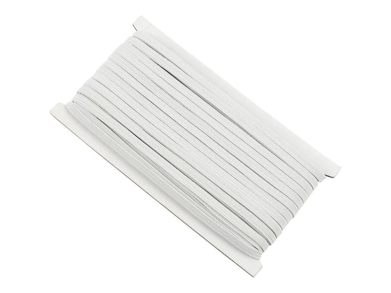 Creativ Company Elastikband  6 mm x 50 m, Weiss