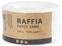 Creativ Company Papierband Raffiabast 8 mm x 100 m, Weiss