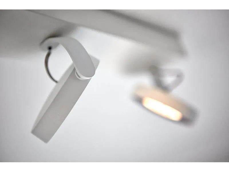 Philips Viererspot Warm Glow Clockwork, 4 x 4.5 W, 2000 lm, Weiss