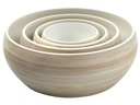 Wolters Keramiknapf Diner Stone, XL, Braun