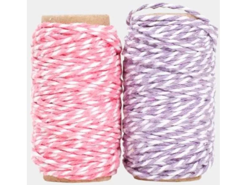 I AM CREATIVE Hanfschnur Bakers Twine 2 Stück