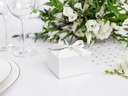 Partydeco Satinband 1.2 cm x 25 m, Weiss