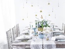 Partydeco Satinband 2.5 cm x 25 m, Weiss