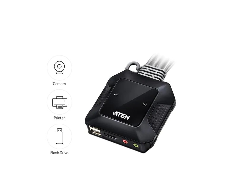 Aten KVM Switch CS22H 4K 60 Hz