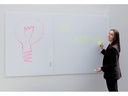 Franken Glassboard 120 cm x 150 cm, Weiss