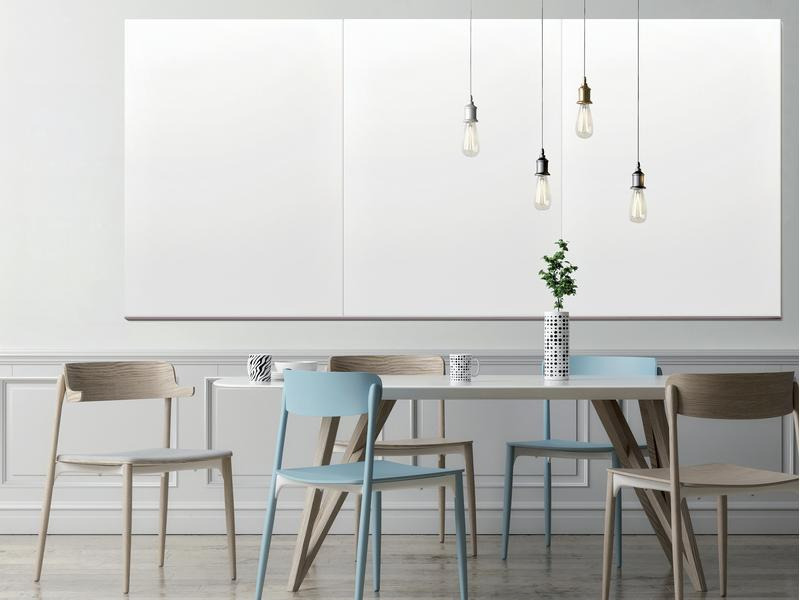 Franken Glassboard 120 cm x 240 cm, Weiss