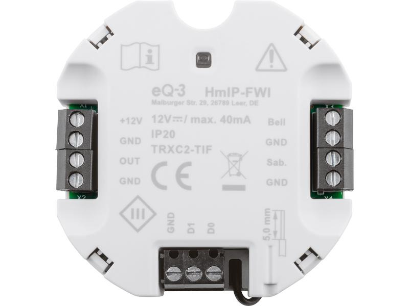 Homematic IP Smart Home Wiegand Schnittstelle