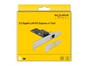 Delock Netzwerkkarte 1x 2.5 Gbps RJ-45 PCI-Express x1