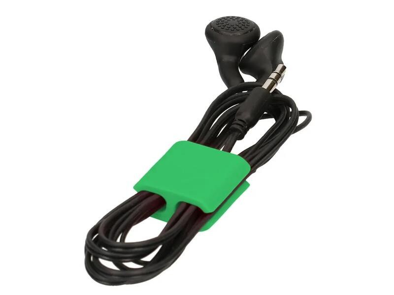 Max Hauri Kabel-Clip Hold 6 Stück, Grün. Rot, Blau