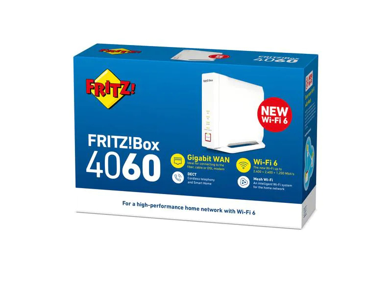 AVM FRITZ!Box 4060 Int. + 2x FRITZ!Repeater 6000 International