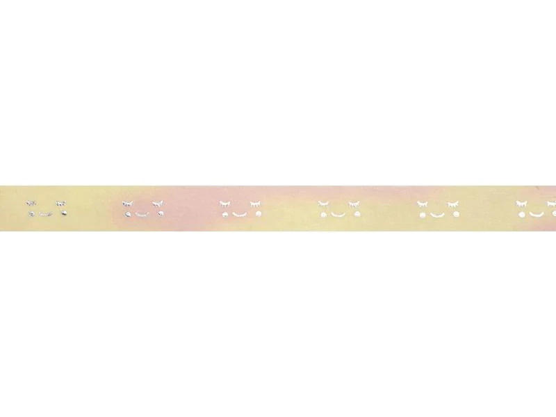 Folia Washi Tape Hotfoil Rainbow 5 Stück
