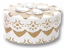 Folia Washi Tape Spitze Weiss