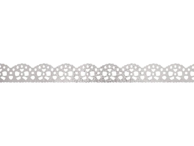 Folia Washi Tape Spitzenbordüre, 4 Stück