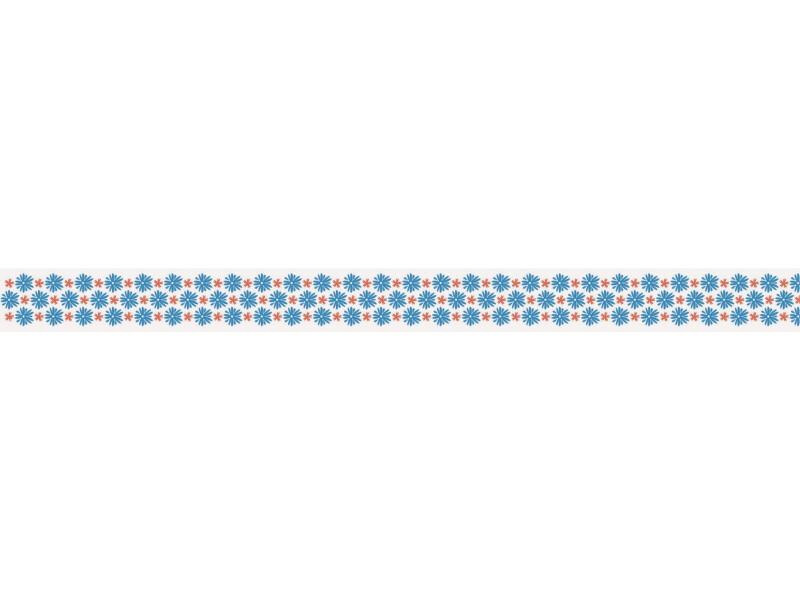Heyda Washi Tape Blumen mini Blau