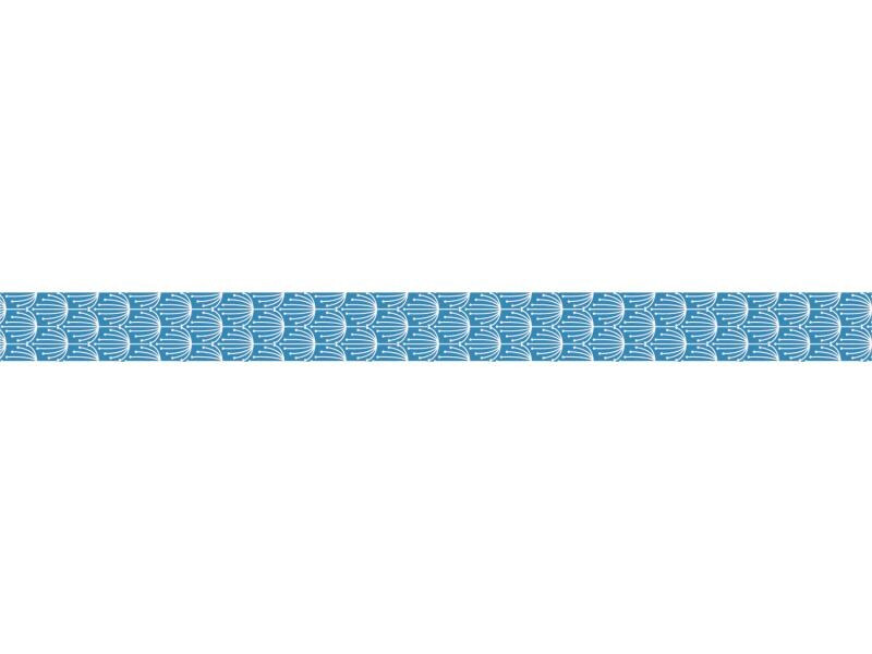 Heyda Washi Tape Blumen mini Blau