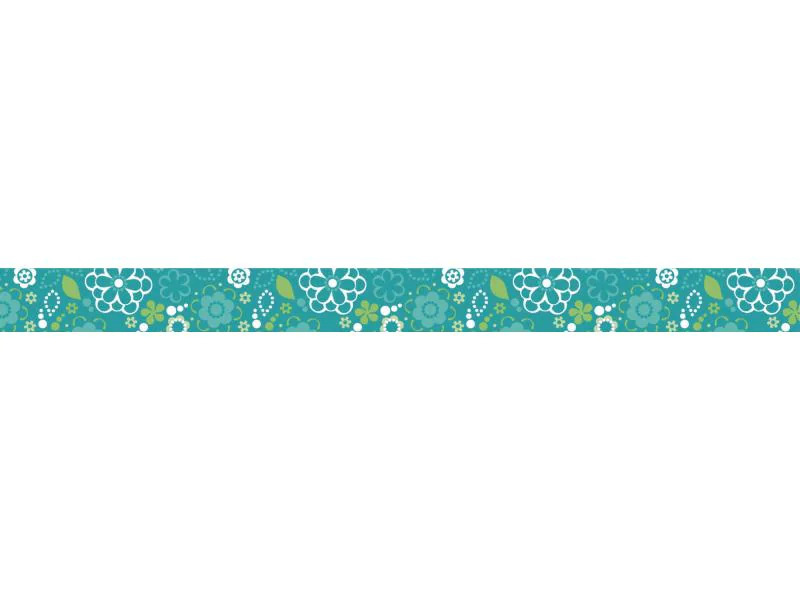 Heyda Washi Tape Blumen mini Grün
