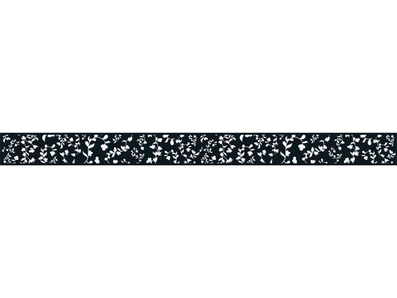 Heyda Washi Tape Colour Code Onyx Schwarz