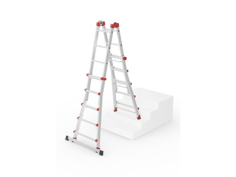 Hailo Teleskopleiter 4 x 5 Sprossen
