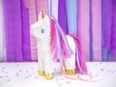 Partydeco Pinata Einhorn, 24.5 x 34 x 9 cm, Pink/Weiss, 1 Stück