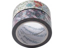 Paperblanks Deko-Klebeband 1.5 cm x 10 m, 2 Stk. Chakra/Shankha Washi