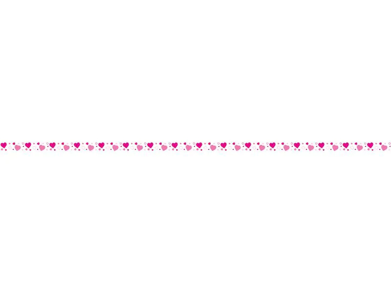 URSUS Washi Tape Herzen 4 Stück, Mehrfarbig