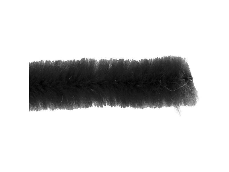 Creativ Company Chenilledraht 6 mm Schwarz, 50 Stück