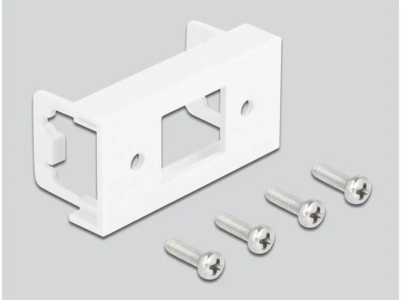 Delock Patchkabel für Easy 45 Modul Cat 6A, S/FTP, 2 m, Schwarz