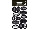 Herlitz Motivsticker Sprüche 13 Sticker, Just Black