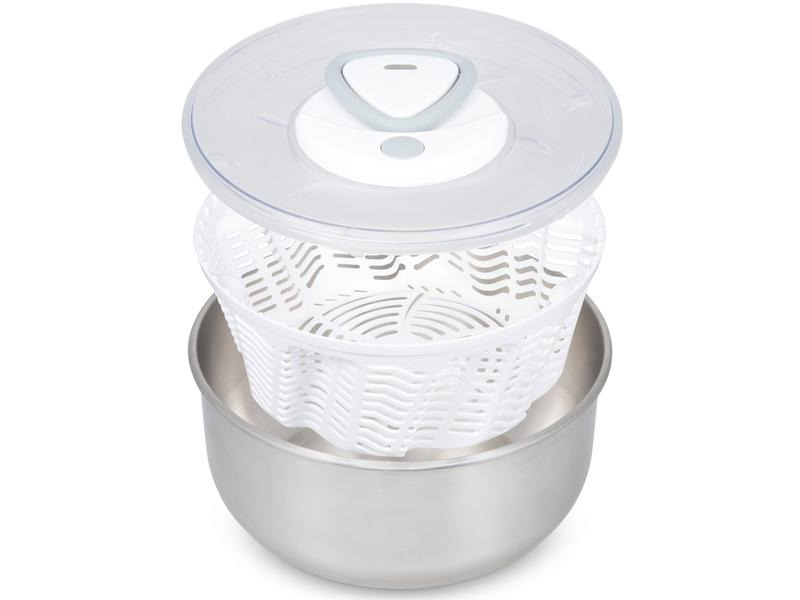 Zyliss Salatschleuder Easy Spin 20 cm, Grau