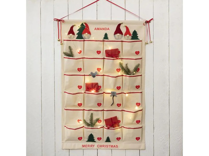 Creativ Company Bastelfilz Weihnachtlich Dunkelrot/Grün/Rot/Weiss