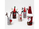 Creativ Company Bastelfilz Weihnachtlich Dunkelrot/Grün/Rot/Weiss