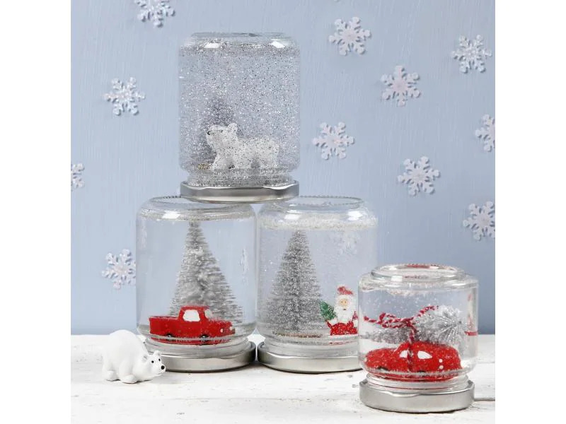 Creativ Company Glas mit Deckel 100 ml 12 Stück