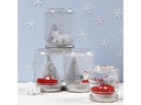 Creativ Company Glas mit Deckel 100 ml 12 Stück