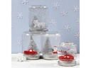 Creativ Company Glas mit Deckel 240 ml 12 Stück