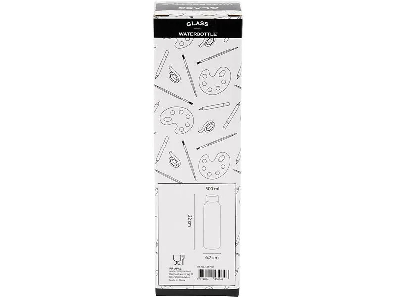Creativ Company Glasflasche 500 ml 6.7 x 22 cm, 1 Stück