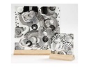 Creativ Company Glasplatte 10 Sets mit Holzständer