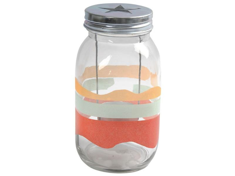 Creativ Company Kerzenhalter Glas, 10x18 cm, 1 Stk.