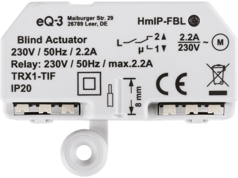 Homematic IP Funk-Jalousieaktor Unterputz