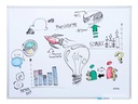 Franken Whiteboard X-tra!Line 45 cm x 60 cm, Weiss