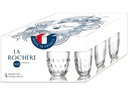 La Rochère Trinkbecher Troquet 250 ml, 4 Stück, Transparent