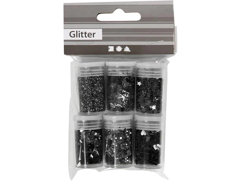 Creativ Company Glitzerset Pailetten Schwarz